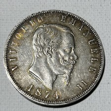 Moneta L.5 Vittorio Emanuele