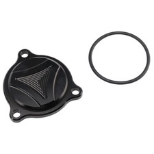 CNC Black Oil Filter Cover For