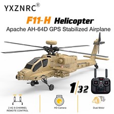 YXZNRC F11-H (AH-64D) Apache 2.4G GPS 8CH Posizionamento Flusso Ottico Elicottero RC
