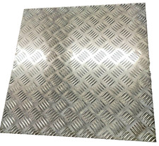 Lamiera mandorlata in alluminio spessore 3 mm 300X300 mm