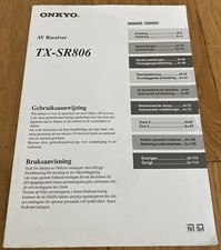 Onkyo Ricevitore AV TX-SR806