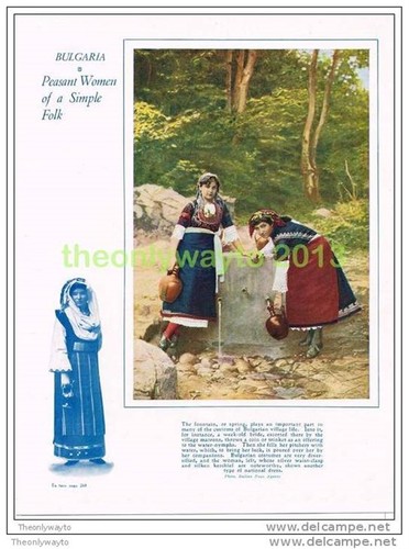 Donne contadine bulgare - contadine,