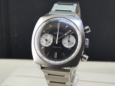 LINCOLN Cronografo Vintage ref. valjoux 7733 acciaio inox swiss revisione NUOVO