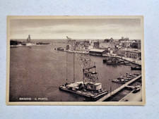 BRINDISI Il Porto CARTOLINA F.to piccolo BN Non viaggiata