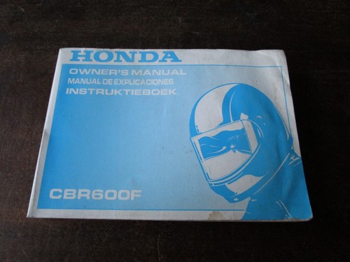 Honda cbr 600 cbr600f - cbr600f, 1991