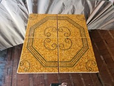 Set 4 Mattonelle 1970 Ceramica Paola Fiorano, Scorze Toscane Rustiche Vintage It