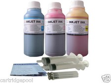 3x250ml Color Refill ink for