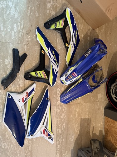 Kit plastiche blu fluo sherco - blu,
