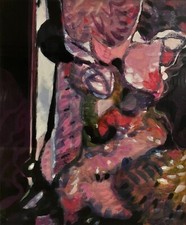 TOGO (Enzo Migneco) (Milano 1937)  Tecnica mista su tela Anni ‘70 70x50 cm