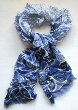 Foulard 130 x 33 cm vintage