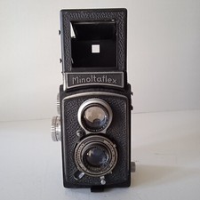 MINOLTAFLEX TLR  ROKKOR  1 : 3,5 /75  FOTOCAMERA  6X6 MEDIO FORMATO BIOTTICA 120