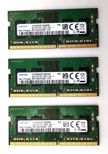 Lotto 4gb ddr4 - di, 3-hp