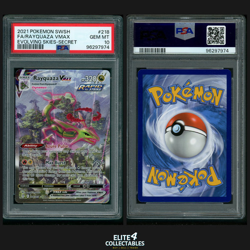 Rayquaza vmax 218 203 psa - ,