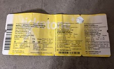 BIGLIETTO NAPOLI - EINTRACHT FRANCOFORTE 2022/2023 CHAMPIONS LEAGUE UFFICIALE RARO