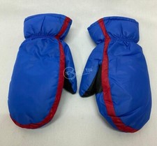Guanti moffole sci montagna da bambino taglia 8 blu abbigliamento invernale