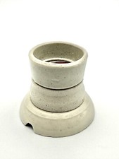 Applique / punto luce vintage in ceramica bianca - da soffitto - attacco E27 ?