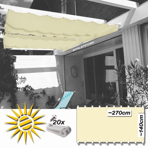 Tenda sole crema circa - da,