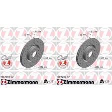 2x ZIMMERMANN Sport Dischi