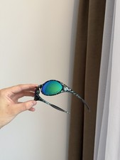 Occhiali da sole vintage Oakley eye jacket x cervello verde morto goccia Hype Y2K GORPCORE