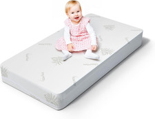 - Materasso 90X50, H 5 Cm, Materasso Culla Neonato, Antisoffoco Con Aloe Vera, M