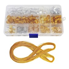  1 set Capelli Charms Anelli per capelli Accessori per capelli per trecce