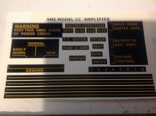 Set decalcomanie amplificatore - set,