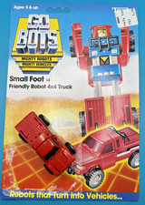 GoBots vintage SMALL FOOT MR-35 - 1984 completo di cartoncino alta qualità