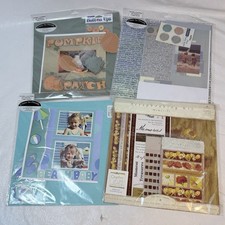 Lot 4 Scrapbook Kits 12x12 for
