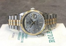  Rolex Day-Date 36 mm 18239 Tridor Jubilee quadrante argento diamante con documenti - 1989