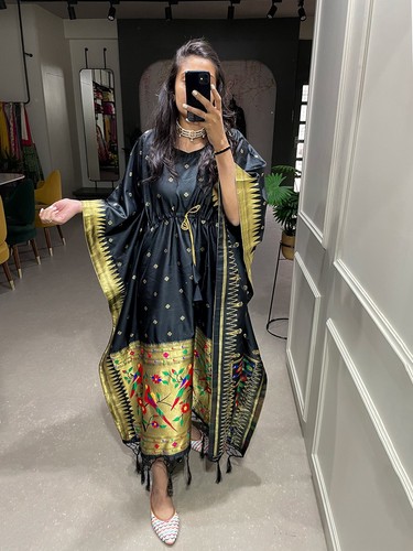 Caftano pura seta gaji abaya - caftano,