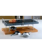 Pietra ollare con base in