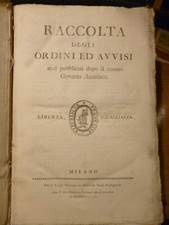 Raccolta ordini avvisi