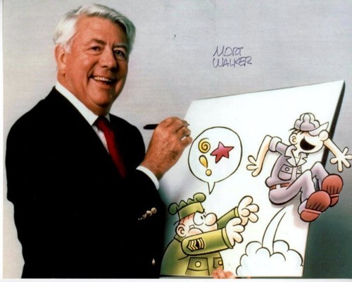 Mort walker foto firmata - foto,