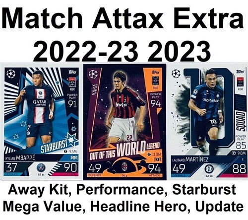 Match attax extra 2022 2023 - match,