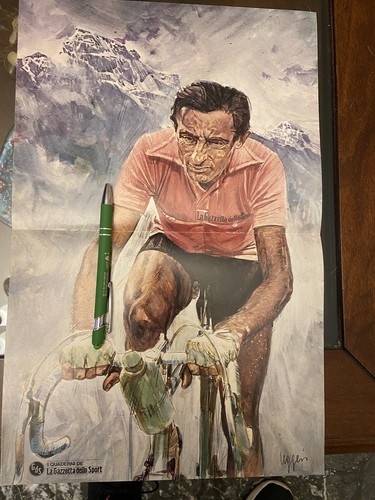 Poster fausto coppi disegno - fausto,
