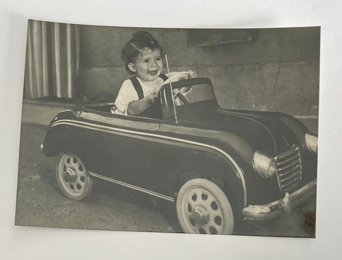 Cartolina bimbo auto - cartolina,