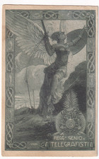 P03423 - CARTOLINA MILITARE - 3 REGGIMENTO GENIO TELEGRAFISTI - p/nv