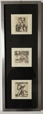 Quadro incisioni calcografiche