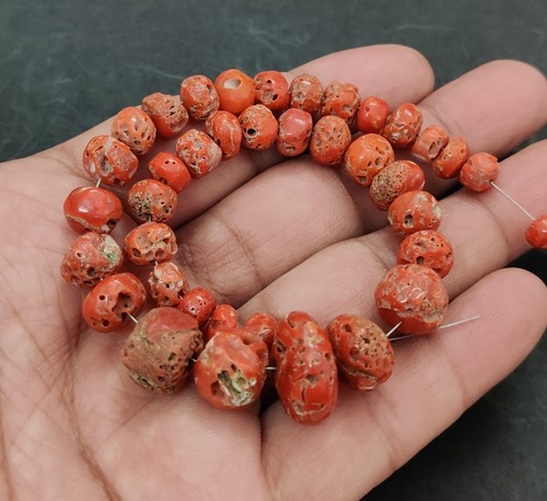 Perline corallo rosso - di,