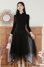 Abito donna nuovo moda velluto