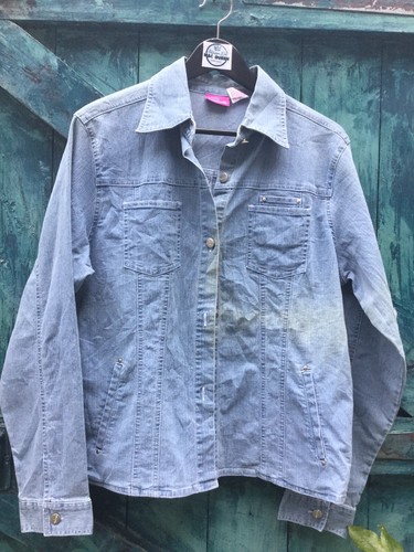 Giacca donna denim blu vintage