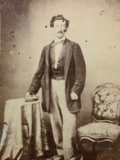 CDV Berti mazzi, Bologna, Giovane uomo, 1870 Ca.
