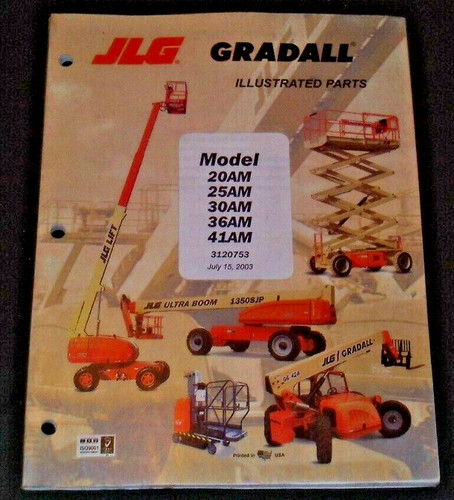 Jlg gradall 20am 25am - jlg,