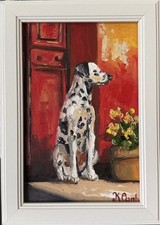 QUADRO OLIO ORIGINALE CANE