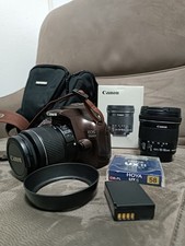 canon eos 1100d con 2 obiettivi e accessori vari