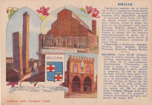 Cartolina bologna emilia - di,