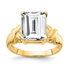 Anello con zirconi taglio