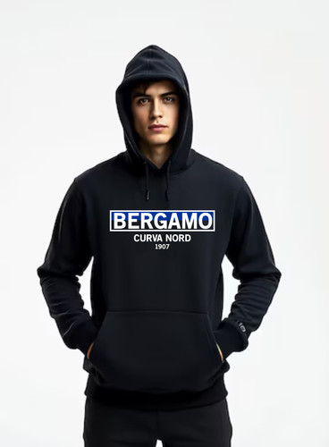 Felpa cappuccio bergamo - cappuccio,