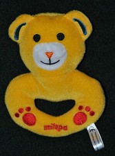 🍀Doudou Ours MILUPA Jaune