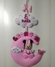 Fiocco nascita minnie - fiocco, in